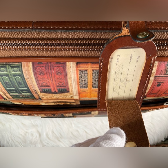 Patricia Nash Velino Trolley Doorways to Italy - Picture 6 of 11